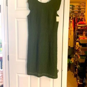 Amelia cotton blend lace dress